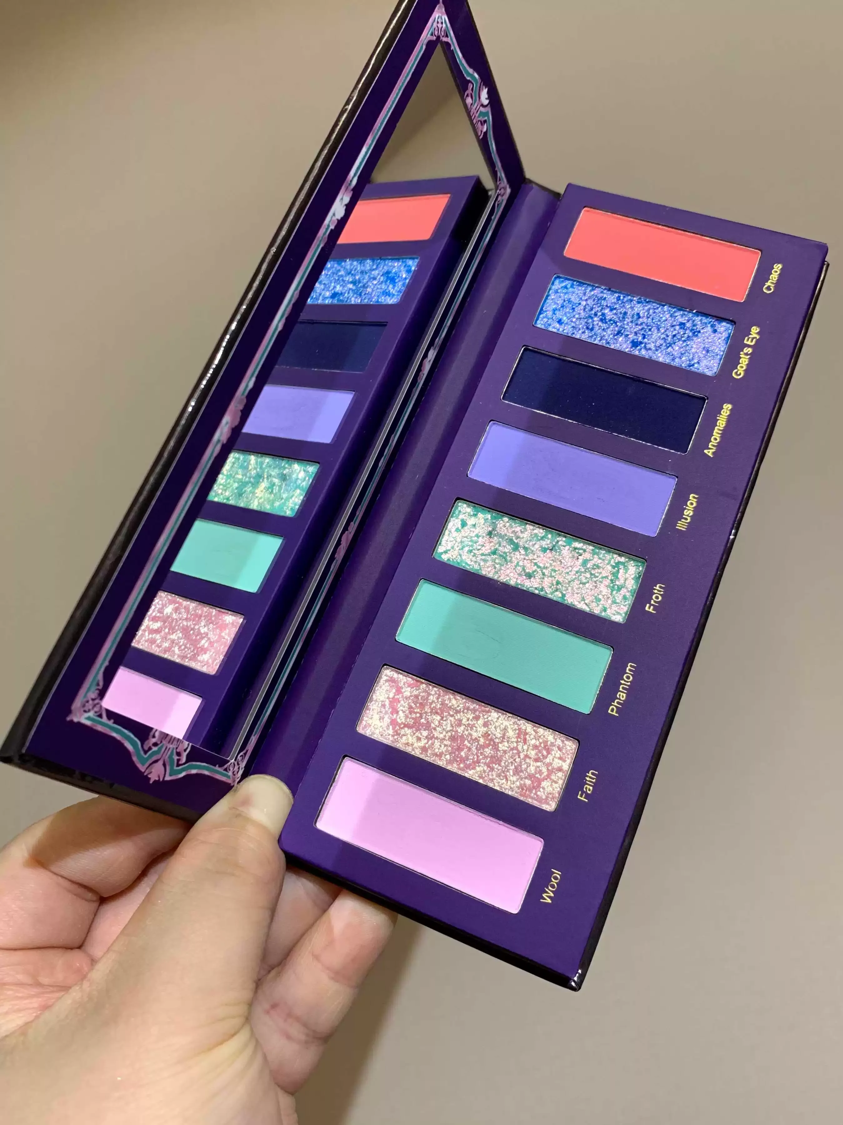 ナリミ 10色アイシャドウパレット マットカメレオン シマー 長持ち ナチュラルアイシャドウメイク