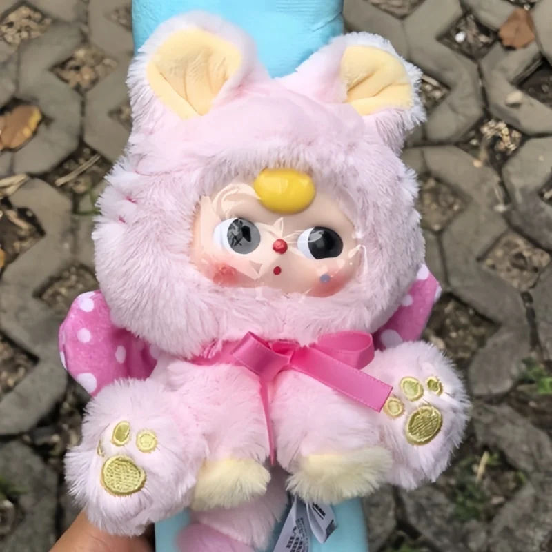 Muñecos de Peluche de la Serie Baby Three Cute Guardians On The Go, Caja Sorpresa, Decoración para el Cinturón de Seguridad del Auto, Regalos de Cumpleaños para Niños