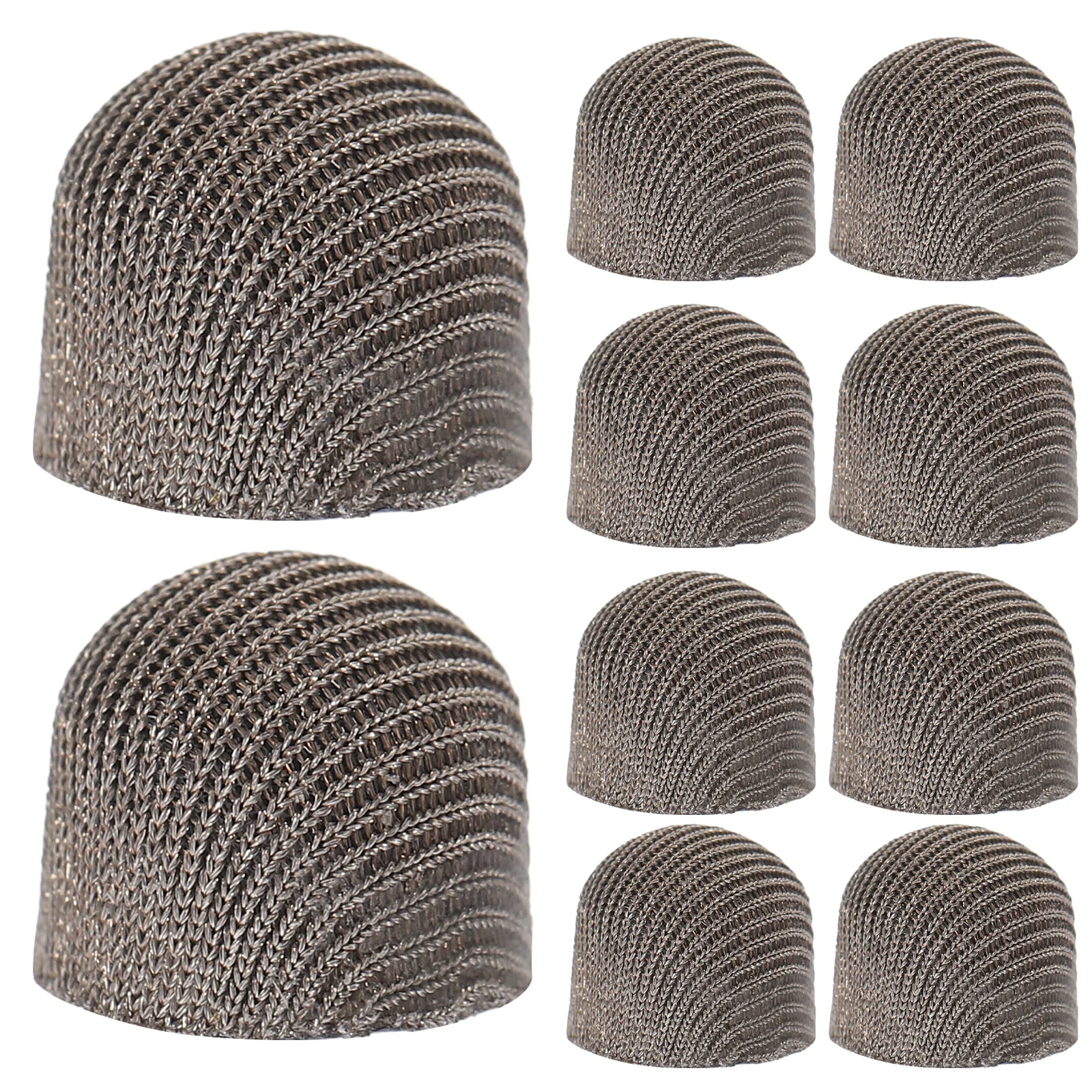 

10 шт., насадки для стилуса из проводящей ткани, 8 мм, сменное сетчатое волокно для устройств с сенсорным экраном, емкостные насадки для ручек, рисование, письмо