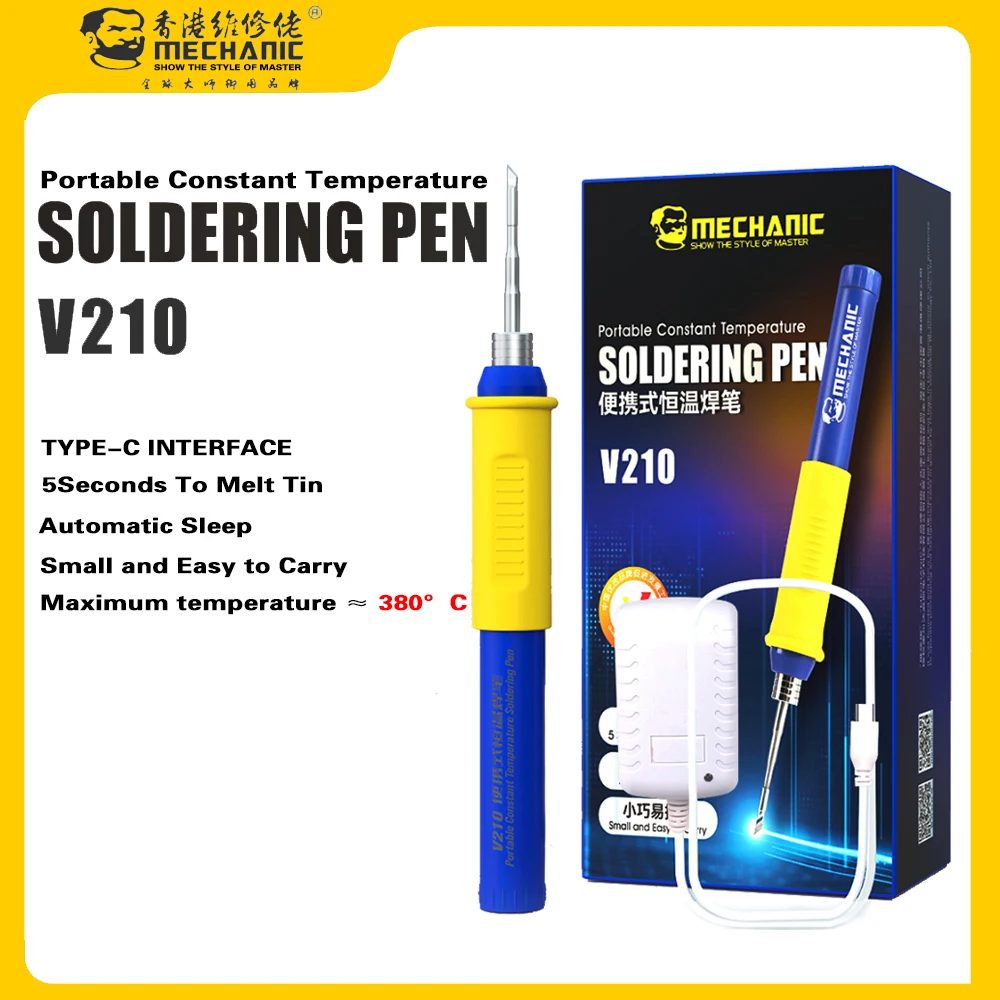 

MECHANIC Electric Soldering Iron constant Temperature Electric Welding Solder pen Rework 5s to melt in phone Repair Tools