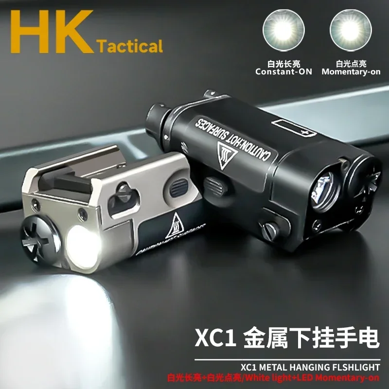 SF XC1 Tactical LED Flashlight Metal Mini Constant/Momentary Scout Torch G17 G18 G19 Airsoft Hunting Weapons Light Fit 20mm Rail