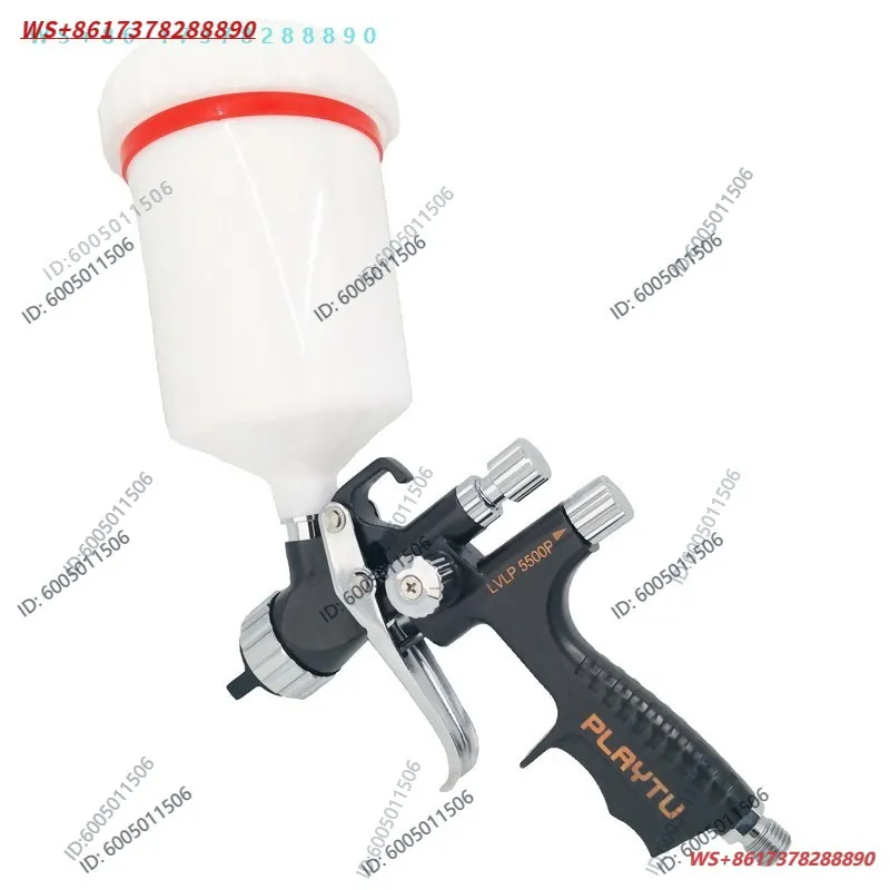 Low pressure and low flow spray gun T-5500P Pulaitu brand 1.3mm caliber, automobile paint pneumatic spray gun
