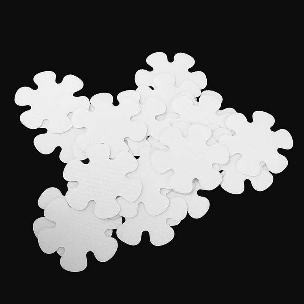 

10Pcs Non-Slip Stickers Flower Shape Effective Bath Safety Strips for Wet Floors Showers Stairs and High Traffic Zones
