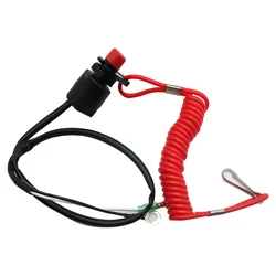 Motorcycle Kill Stop Switch Cut Off Boat Dirt Pit Bike Engine Tether Outboard Engine for Yamaha Suzuki Honda