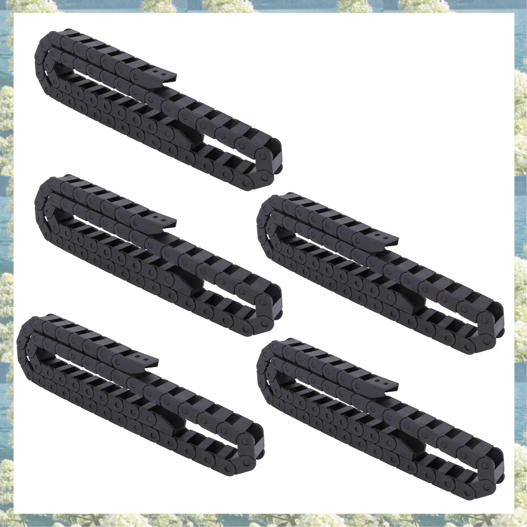 

Best Of 2025-5Pcs 10 X 20Mm 1M Open On Both Side Plastic Towline Cable Drag Chain