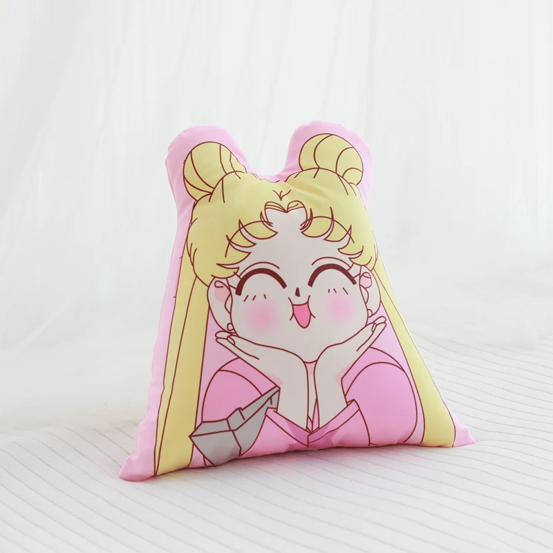 Anime Sailor Moon Pluche Kussens Cartoon Afbeelding Gedrukt Gevulde Kawaii Room Decor Meisjesachtig Sofa Kussen Prachtige Gift Voor Meisjes