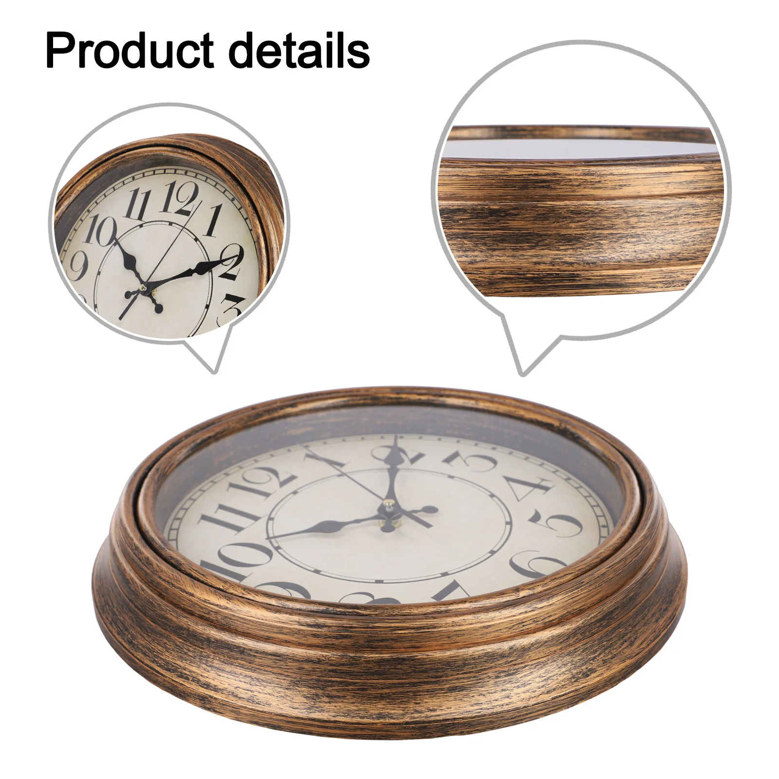 Alkaline Or Rechargeable Batteries Inch Wall Clock Battery Operated Wall Decor Accurate Timekeeping And Stylish Battery Operated