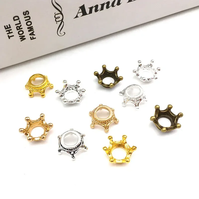 50pcs Small Crown Alloy Jewelry Accessories Popular Jewelry Material Headgear Hair Accessories Handmade DIY Jewelry Accessories