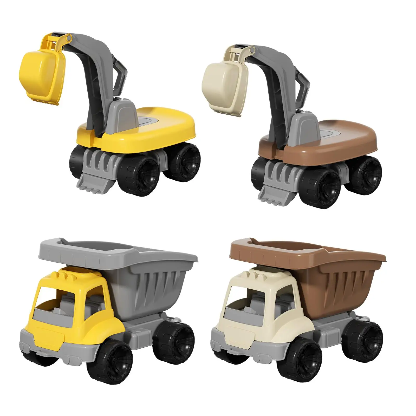 

Simulation Engineering Vechile Toy Construction Truck Flexible Wheels Sand Trucks for Sand Beach Toy Seaside Play Aged 3 4 5