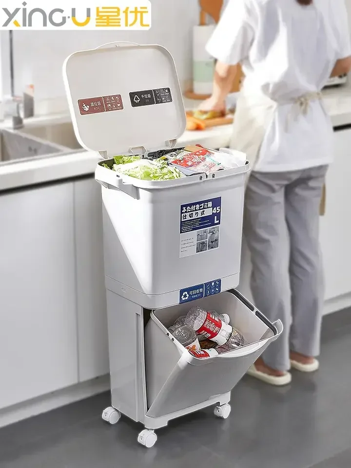 30L Big Intelligent Auto Sensor Dustbin Trash Can Infrared Induction Garbage Waste Bin Bucket 8 Gallon Touchless Kitchen