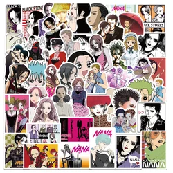 50PCS Japanese Classic Girl Anime NANA Character Sticker for Luggage Laptop IPad Gift Journal Waterproof Sticker