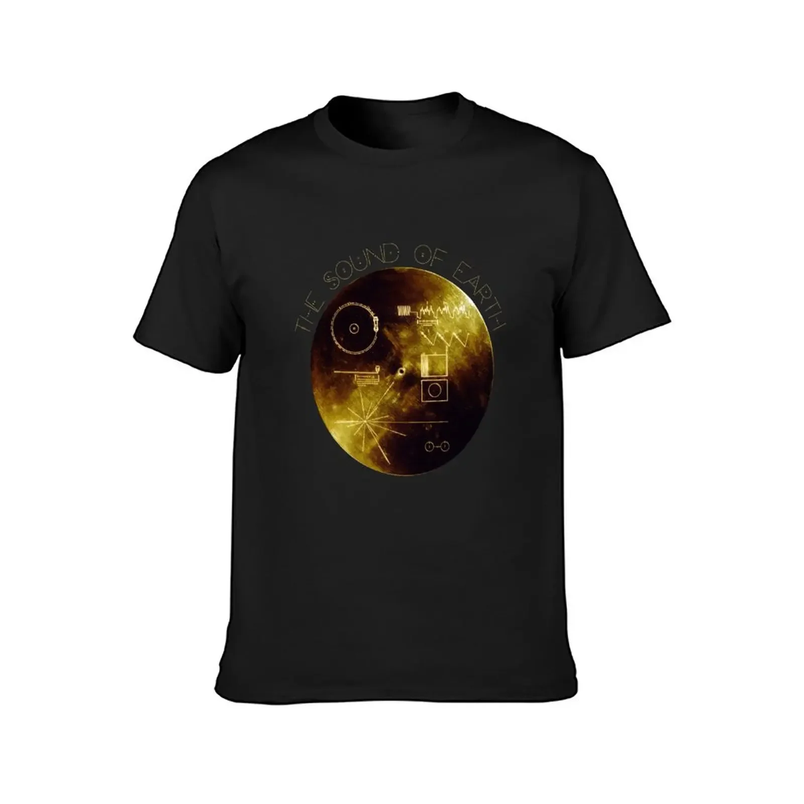 The Voyager Golden Record T-Shirt essential t shirt vintage graphic tee black t shirts for men