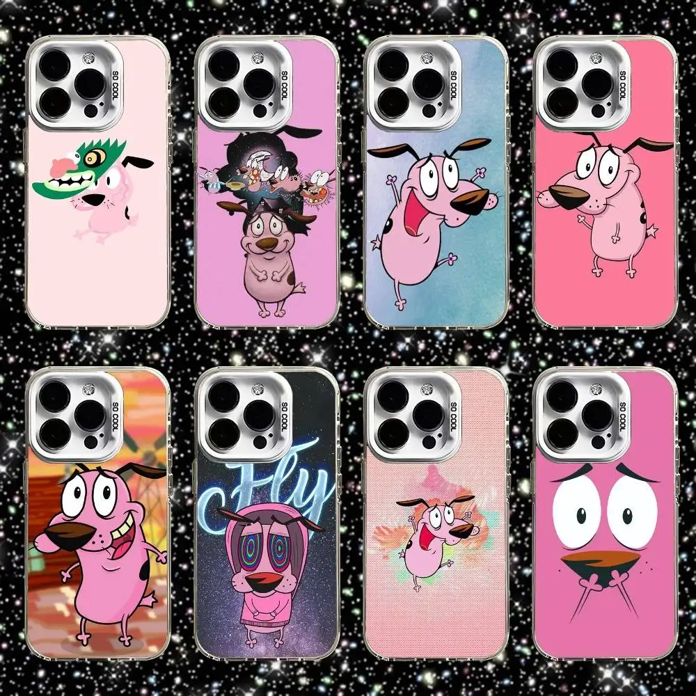

Cute C-Courages Phone Case For iPhone 16,15,14,13,12,11,Pro,XS,Max,Plus,Mini,SE White Candy Matte Shockproof Cover