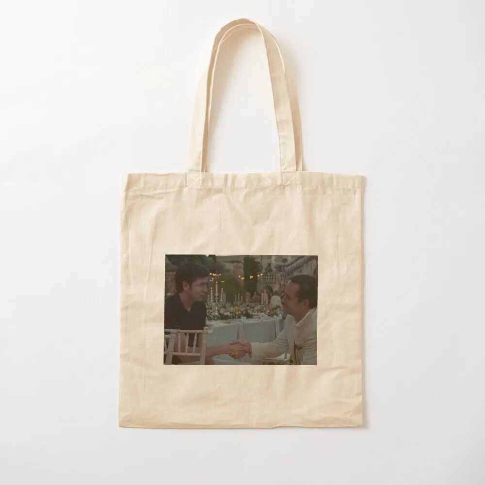 الخلافة توم وجريج - حقيبة تسوق المصافحة في السوبر ماركت حقيبة قابلة للطي حقيبة هدايا حقيبة قماشية للرجال