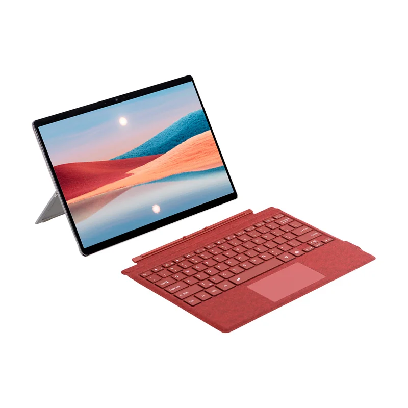 BT คีย์บอร์ดไร้สายสําหรับ Microsoft Surface Pro 7 6 5 4 3 แป้นพิมพ์ทัชแพดพร้อม Backlit Teclado รัสเซียสเปนอาหรับภาษาอังกฤษ