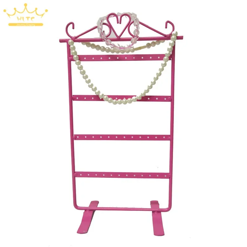 48 穴ディスプレイラックメタルスタンドホルダークローゼット宝石のイヤリング主催者包装 & ディスプレイ卸売