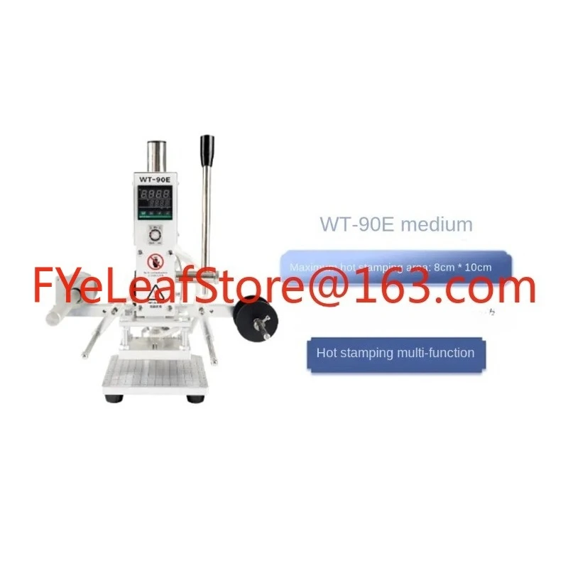 Automatic Hot Foil Stamping Machine Manual Digital PVC Card Book Leather Paper Wood Custom Embossing Heat Press Machine
