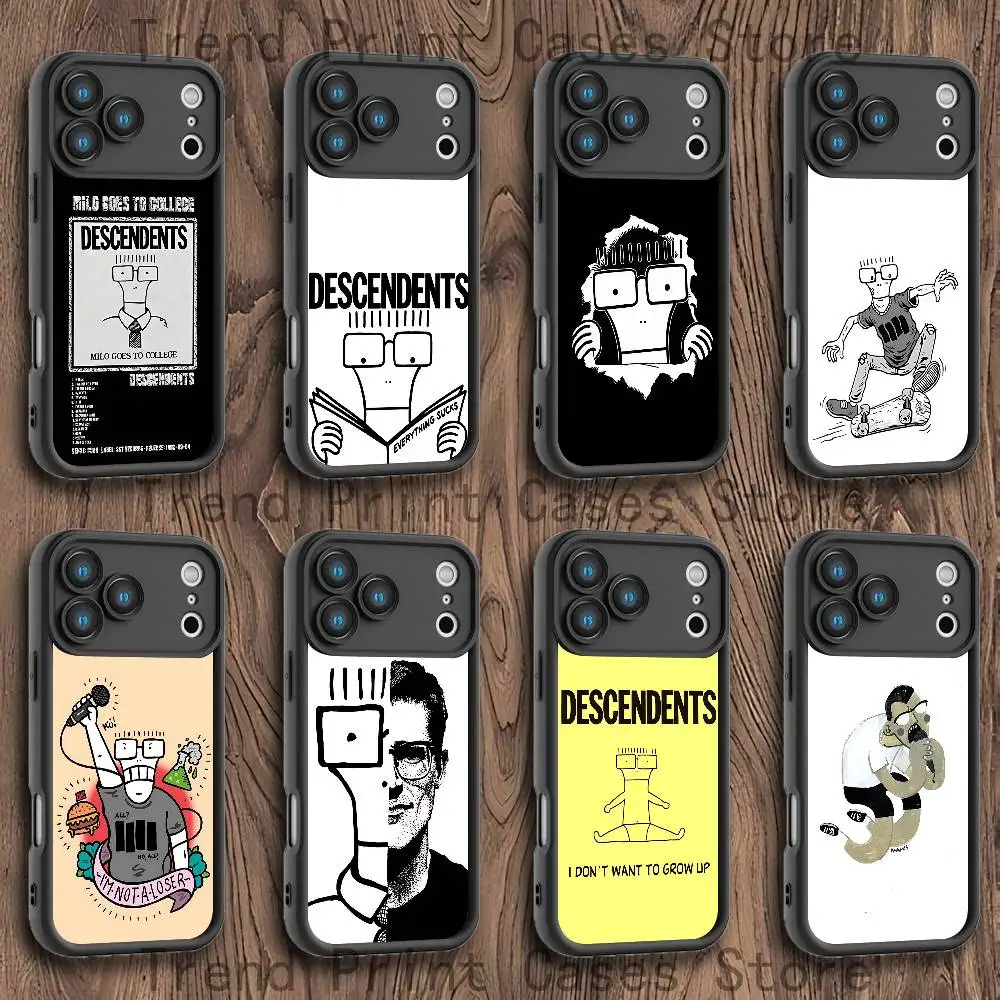 

D-Descendants Milo Goes To College Emery Case For iPhone 17,16,15,14,13,12,11,Pro,Max,Plus,E,Air,Mini Premium Silicone Cover
