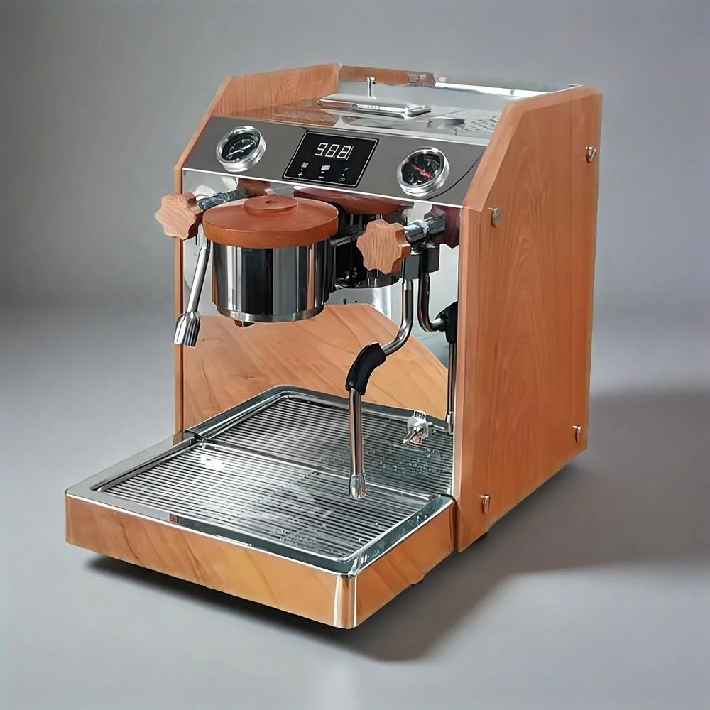 Customized 110v 220v PID Control Dual-boiler System Full Mirror Stainless Steel Body Cafe Espresso Coffee Machine