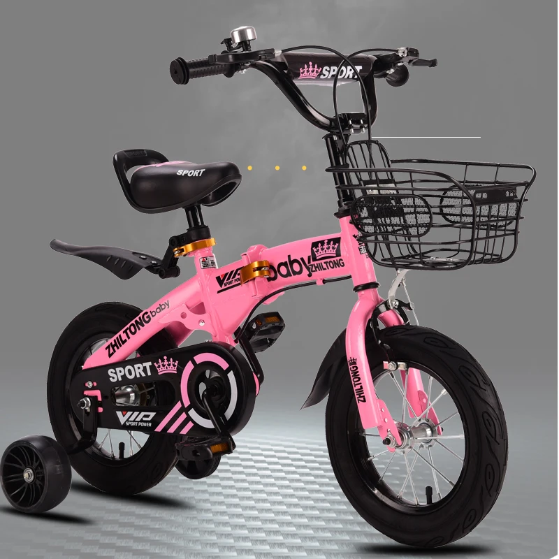 Doki brinquedo dobrável bicicleta do miúdo 12/14/16/18 Polegada crianças bicicleta para meninos e meninas ciclismo luz estudantes bicicleta presente das crianças novo