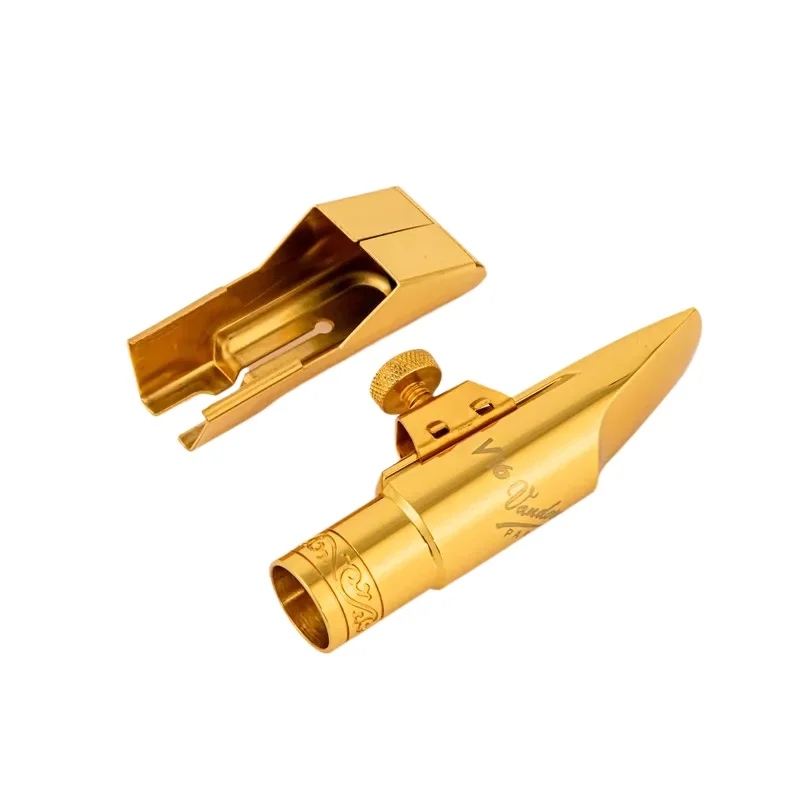 

High Quality Professional Tenor Soprano Alto Saxophone Metal Mouthpiece Gold Plating Sax Mouth Pieces Accessories Size 5 6 7 8