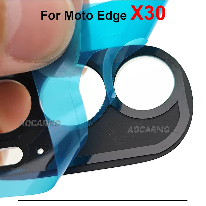 For Motorola Moto Edge X30 Back Rear Camera Big And Small Lens Replacement Part