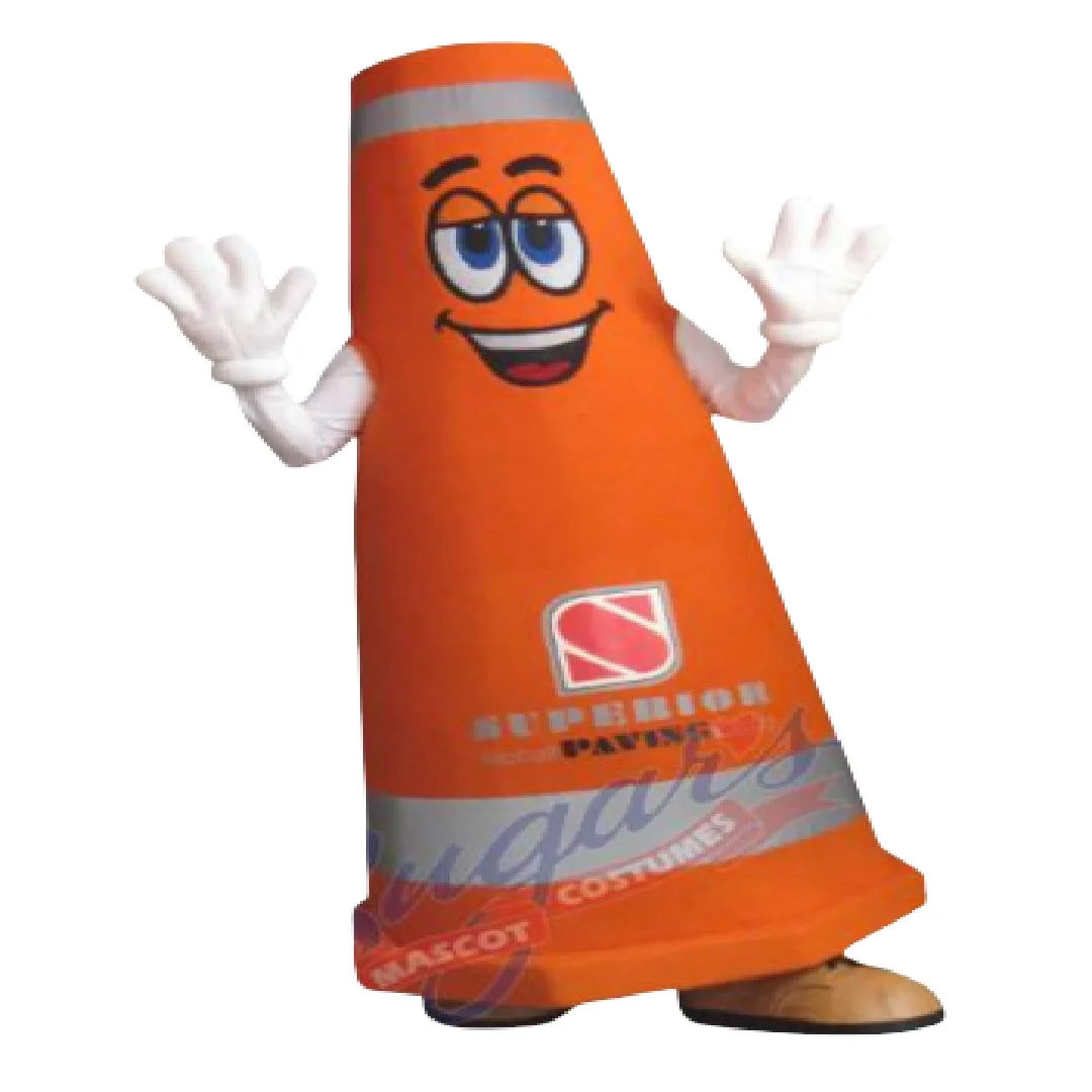 Disfraz de mascota Pylon, cono de tráfico, disfraz de fantasía personalizado, kit de cosplay de anime, disfraz de Carnaval con tema de mascota b0769