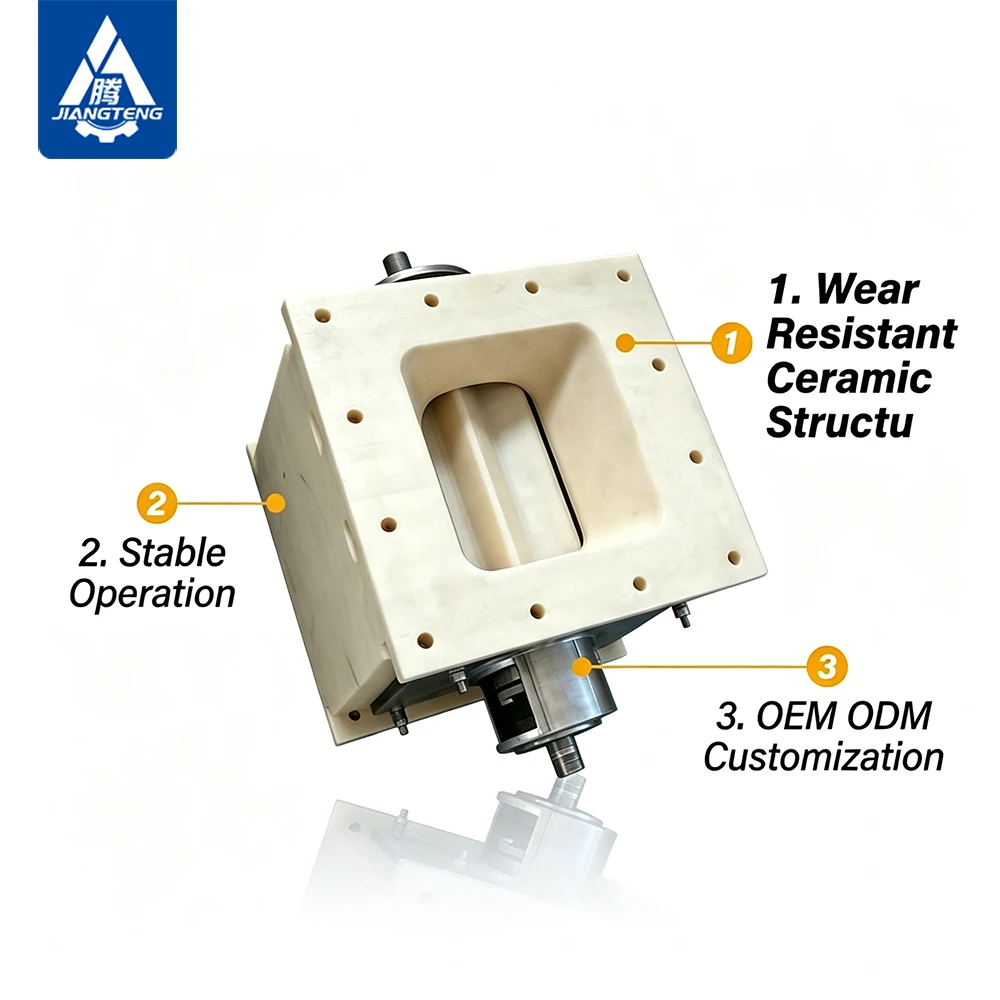 Extended Service Life Ceramic Rotary Valve | Low Maintenance Rotary Airlock for Precision Material Handling