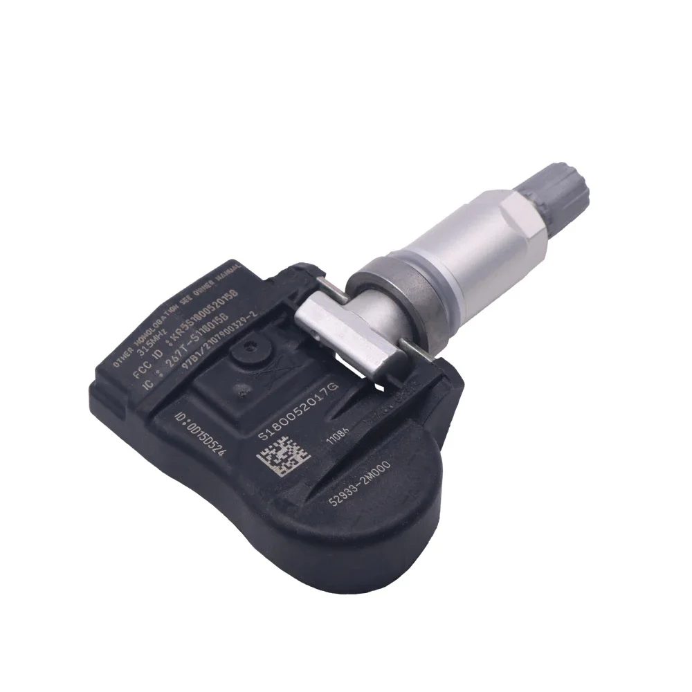 4 pz TPMS 52933-2M000 sensore di pressione dei pneumatici per 2013-2017 Hyundai Santa Fe 315MHz sensore di pressione dell'aria dei pneumatici 529332 m000