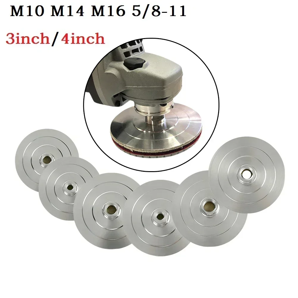 

1pcs Backer Pad Diamond Polishing Pad Aluminum Base Backing Holder M10 M16 5-8/11 Hardware Accessories Angle Grinder