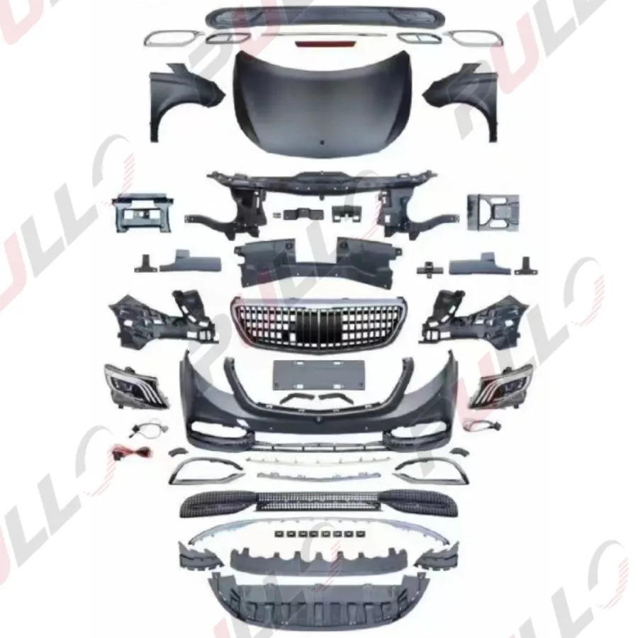 

STLFBody Kit for Viano 2010-2015 Upgrade to Maybachs Model Include Front Bumper Assembly with Grille Hood Fenders Headlights
