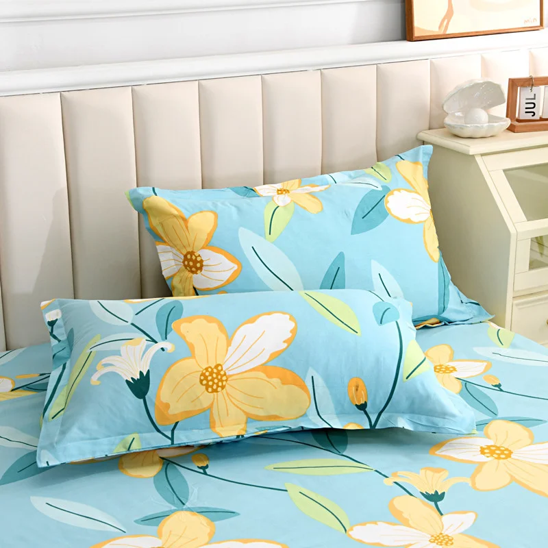 Soft Comfortable Pillow Cover Set For Single Bed, Pillowcases For Adult Student, Home Decoration, Various Colors, 2 Pcs