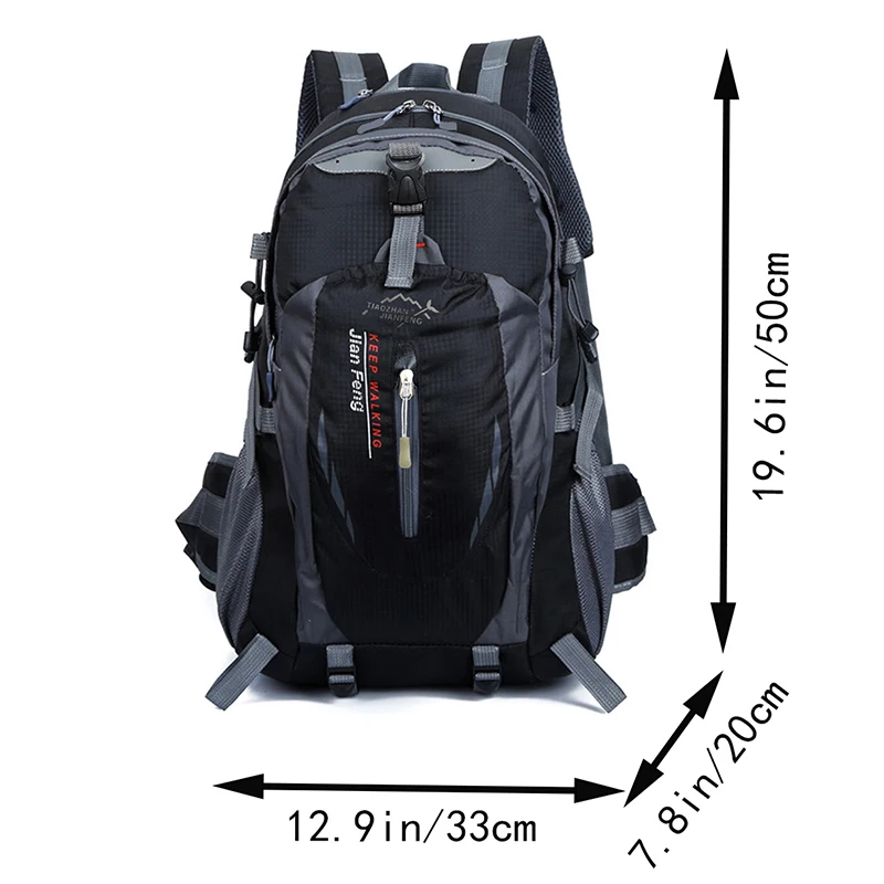 男性と女性のハイキング用バックパックとショルダーバッグは、登山、ハイキング、アウトドア活動に適しています。