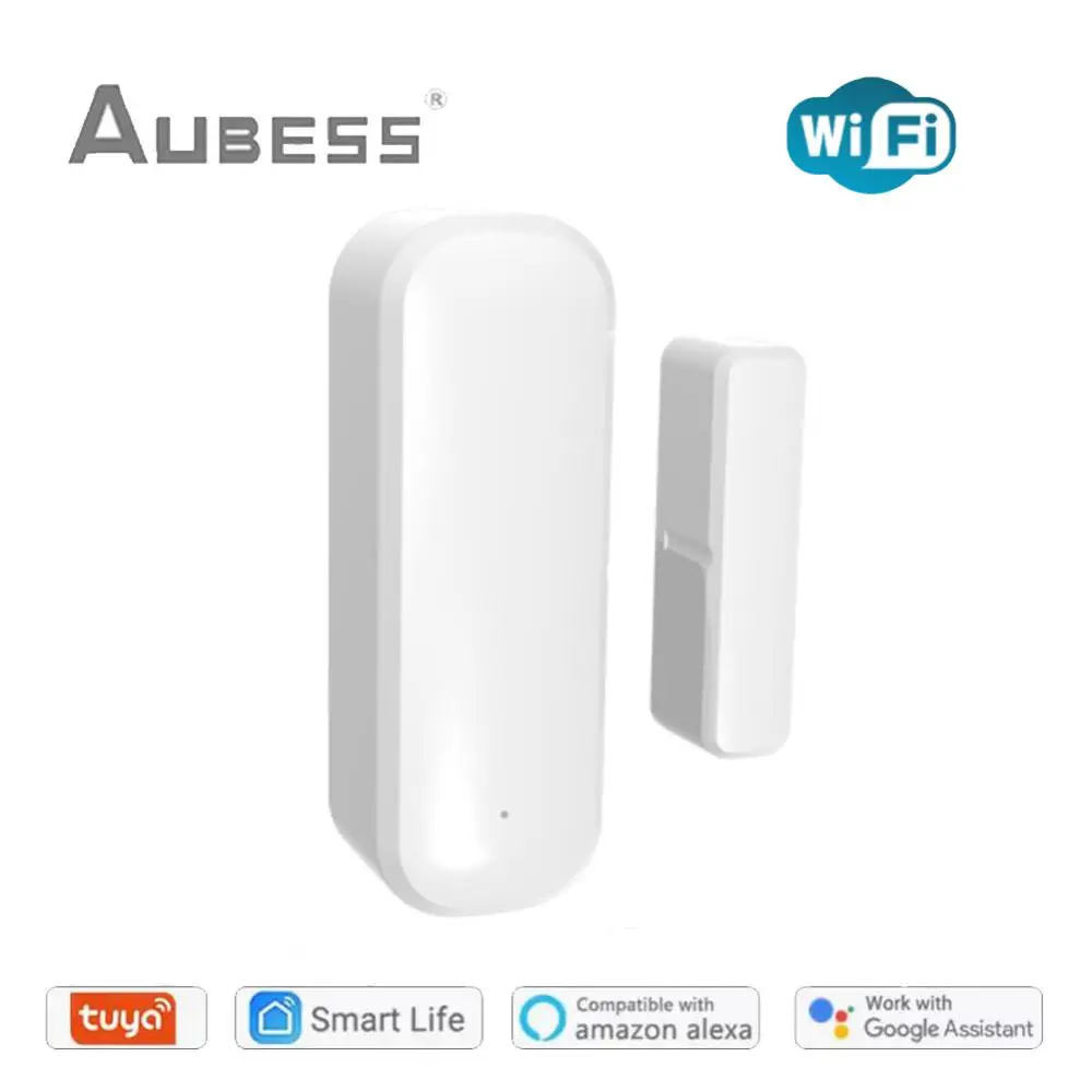 

Tuya Zigbee OR WiFi Smart Door Sensor Garage Door Window Open/Closed Detectors Smart Life APP Control Via Alexa Google Home