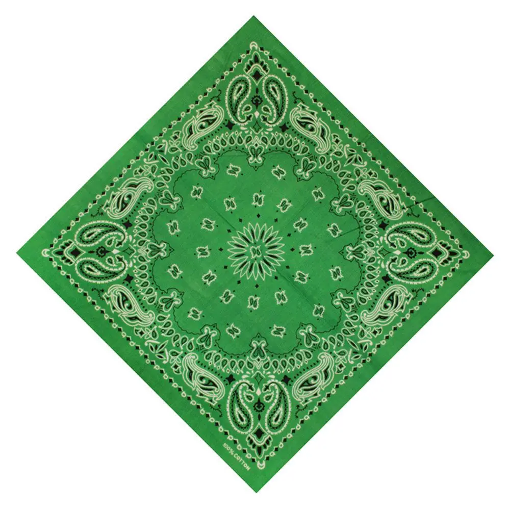 Riding Printing Outdoor Sports Hip Hop Hair Accessories Headwear Square Scarf Headband Bandana Sports Headscarf