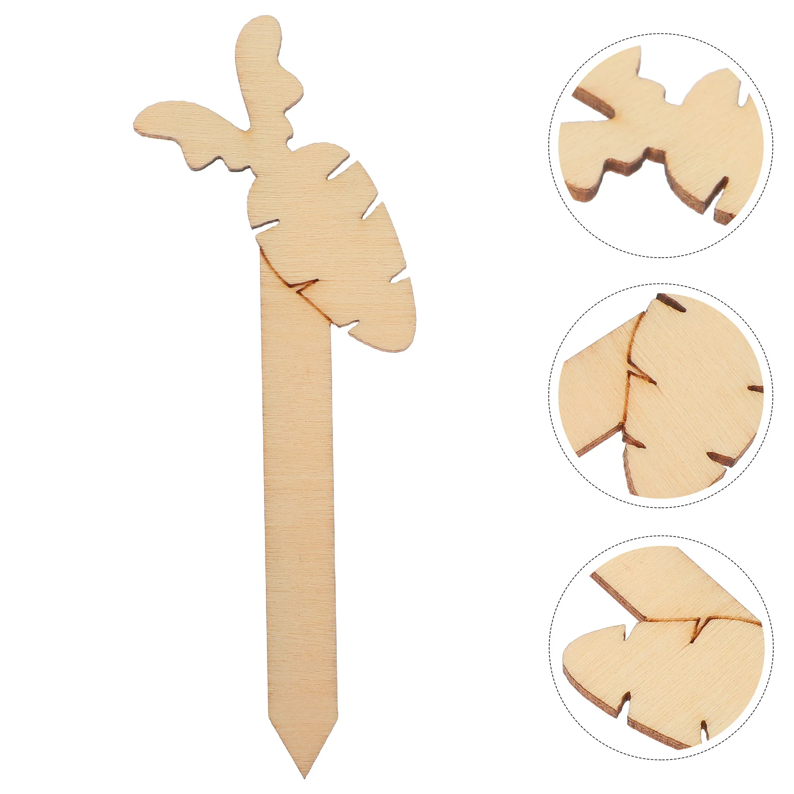 

10 Pcs Crafts Tag Cute Easter Party Favors Stick Carrot Page Markers for Students