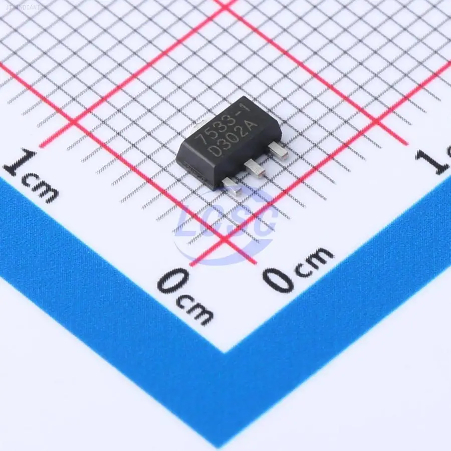 1PCS RS7533-1YE3L 58dB@(217Hz) Fixed 3.3V Positive electrode 36V SOT89-3L Voltage Regulators - Linear, Low Drop Out (LDO) Regula