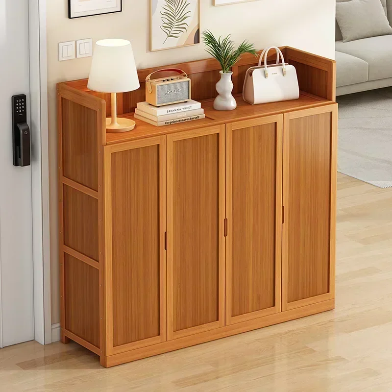 

Nanzhu shoe cabinet, simple shoe rack at the door of the home, large-capacity storage artifact, multi-layer dust-proof