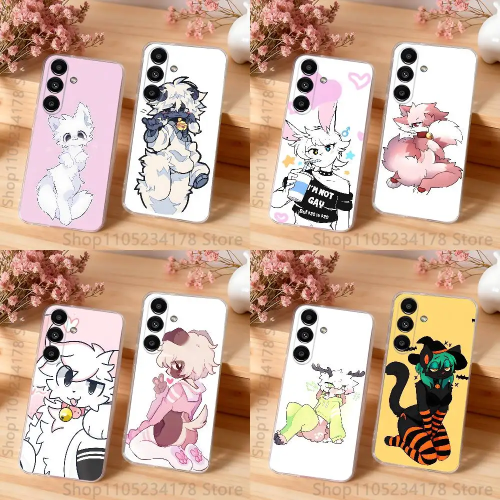 B-Boykisser Cat Phone Case For Samsung S30,S25,S24,S23,S21,S22,S20,S10,5G,FE,lite,PIus,Ultra Transparent Cover