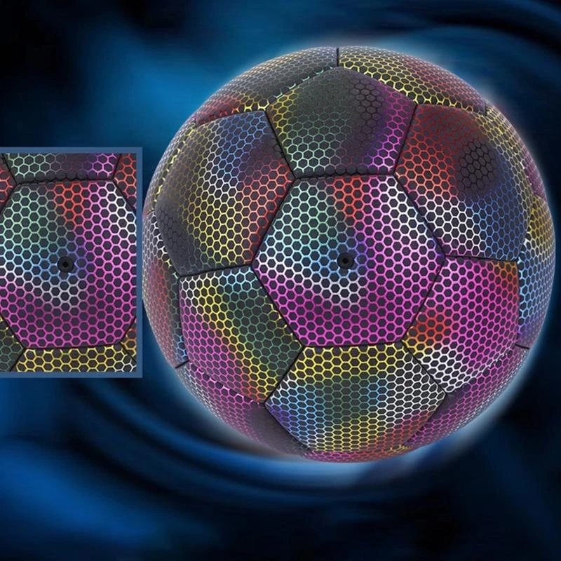 Calcio nottilucente notturno misura 4/5 calcio riflettente luminoso per regalo per adolescenti