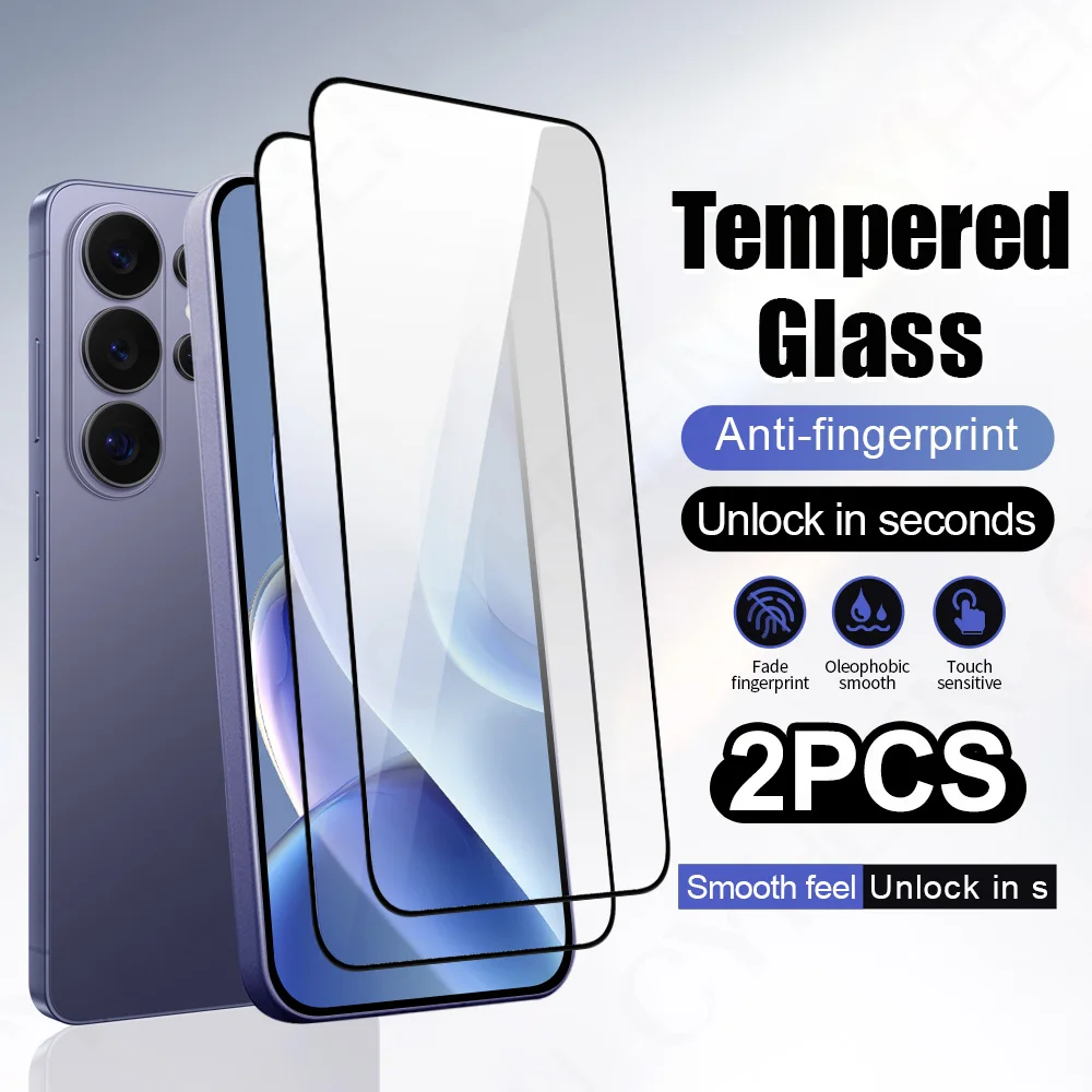 2Pcs Tempered Glass Protective Film For Samsung S26 S25 plus Phone screen Protector S24 S23 Ultra S22 S21 S20 FE Note 20 Ultra