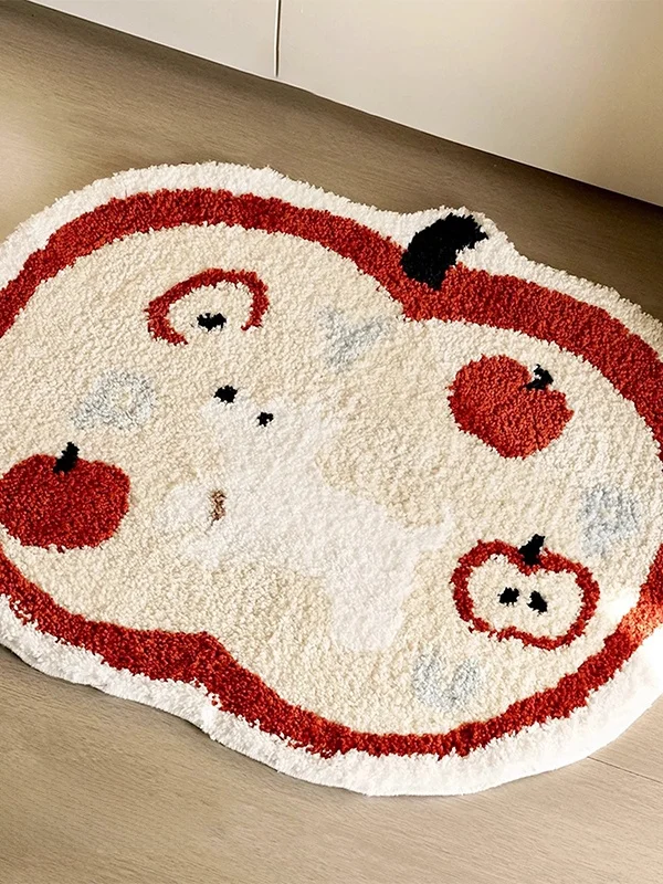 

Water Absorbent Anti Slip Thick Bathroom Entrance Door Mat Dirt Resistant Carpet for Bedroom Living Room Nursery