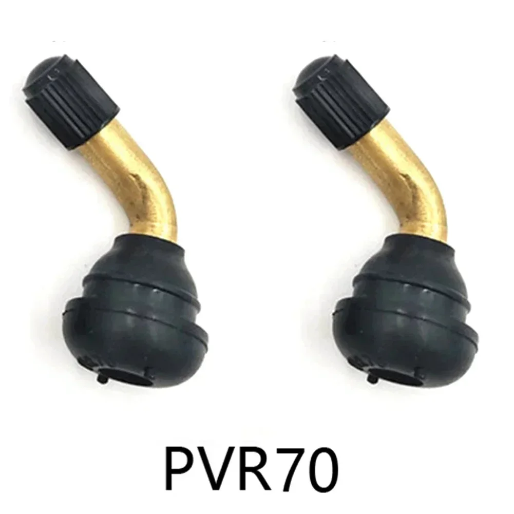 2pcs Tubeless Tyre Valve Stems For Motorcycle Scooter Moped  Electric-bike Electric Scooter Bike PVR70 60 50 45 Degree