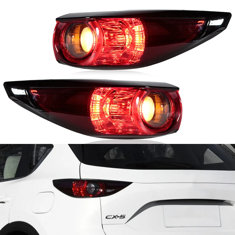 

Rear Halogen Tail Light For Mazda CX5 CX-5 2017 2018 Driving DRL Brake Stop Turn Signal Lamp Car Accessories