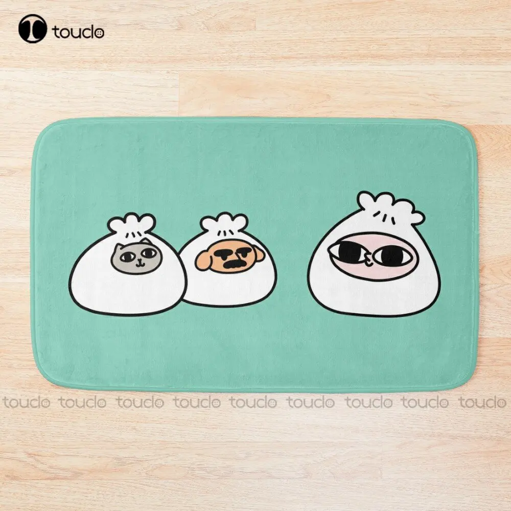 Dumplings Bath Mat Bathmats For Tub, Shower, And Bath Room