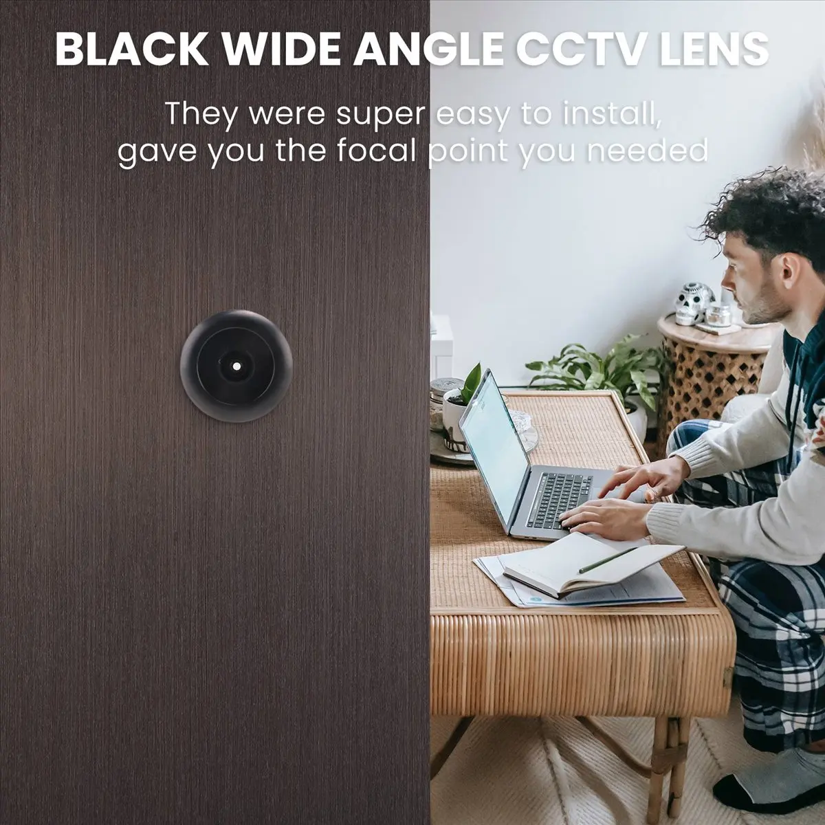 AAAE DSC Technology 1/3inch 1.8mm 170 Degree Wide Angle Black CCTV Lens for CCD Security Box Camera