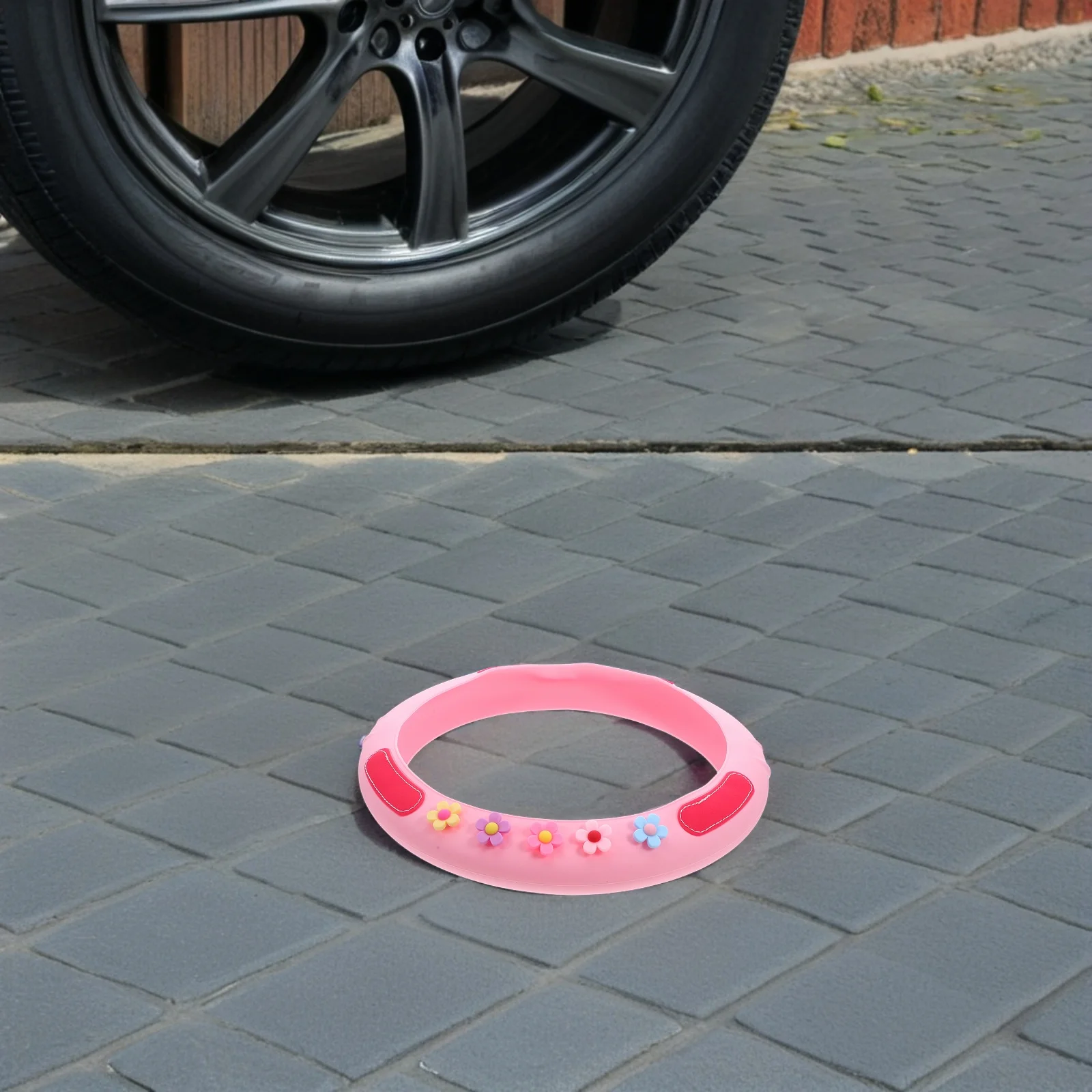 

Silicone Steering Wheel Cover Covers for Vehicle Wheels Cars Anti-slip Protector Silica Gel Auto Sleeves Handle