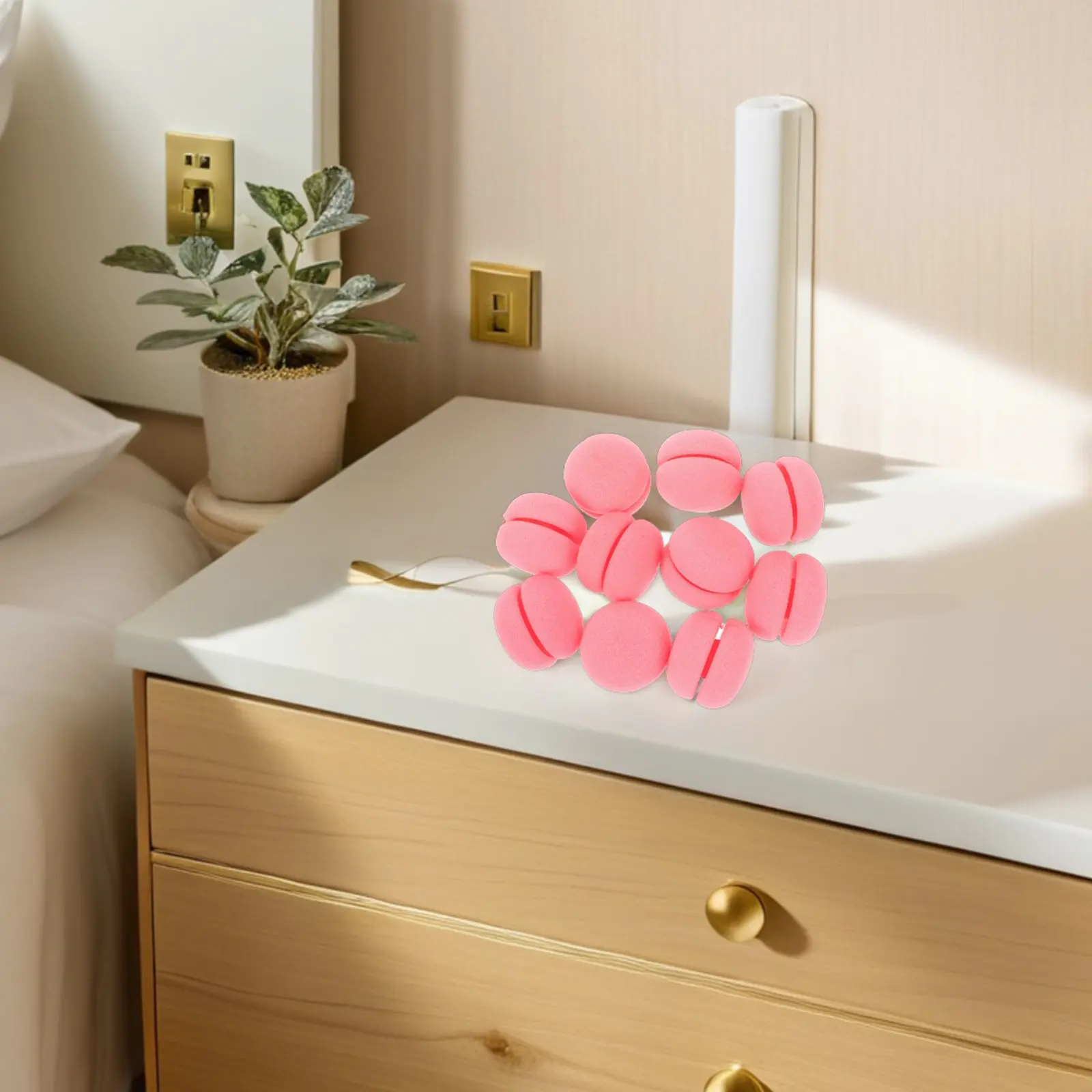 

10Pcs Women's Sponge Hair Rollers Mushroom Style Soft Curlers for Natural Volume and Texture Styling for All Hair