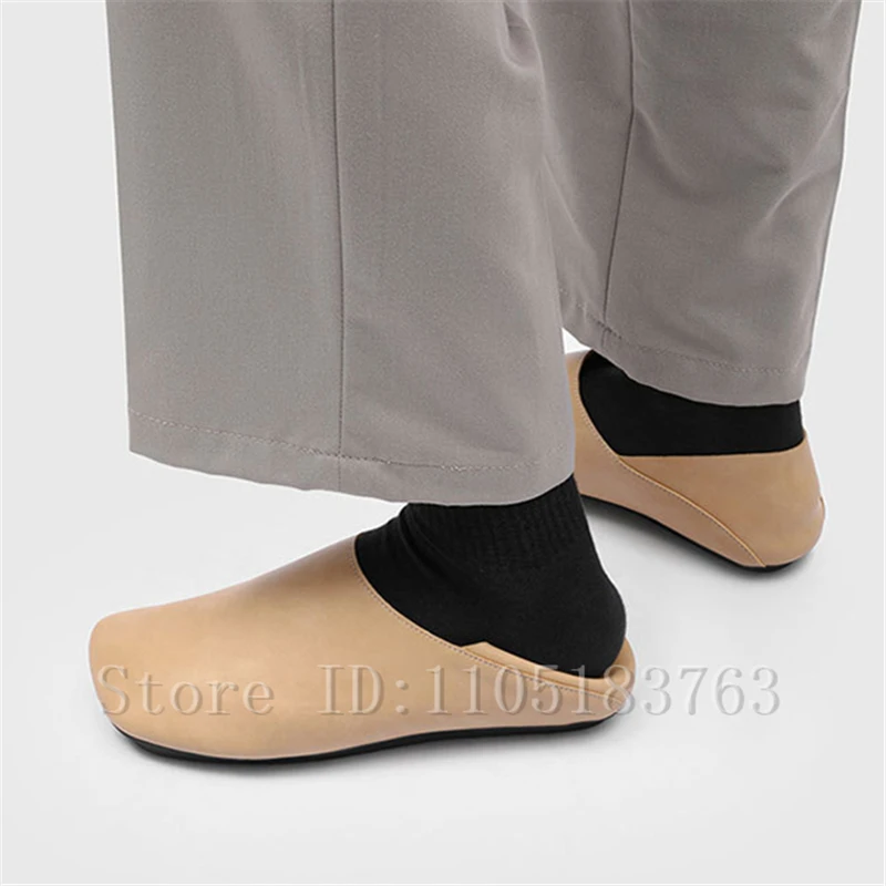 Mocassini con punta quadrata da uomo di nuova moda Design di nicchia Slip On Flats Scarpe singole casual comode e alla moda