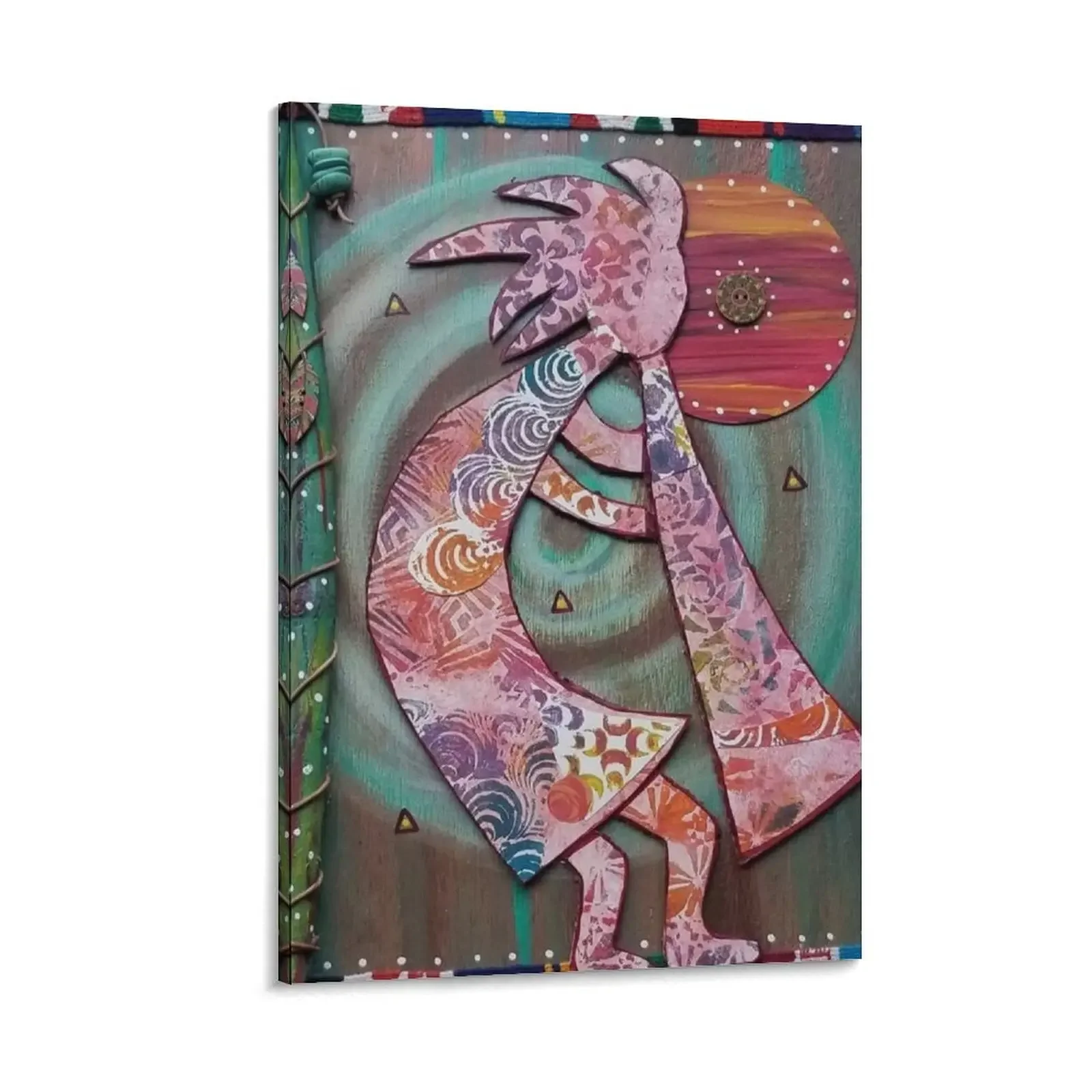 

KOKOPELLI by Harriette Knight Canvas Painting wall decor ornaments for home bedrooms decorations